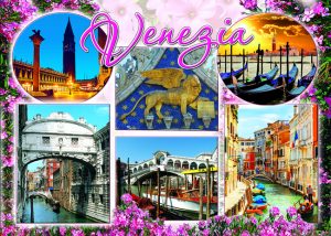 Cartolina F/To 12X17 Veduta Venezia