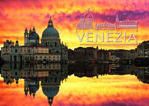 Cartolina F/To 10,5X15 Veduta Venezia