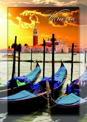 Cartolina F/To 10,5X15 Veduta Venezia Vert.