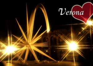 Cartolina F/To 10,5X15 Veduta Verona Stella Nat.