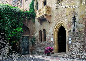 Cartolina F/To 12X17 Veduta Verona