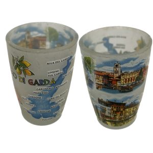 Bicchierino Vetro Cm 5 Satinato Lago Di Garda